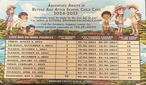 24/25 Payment Calendar